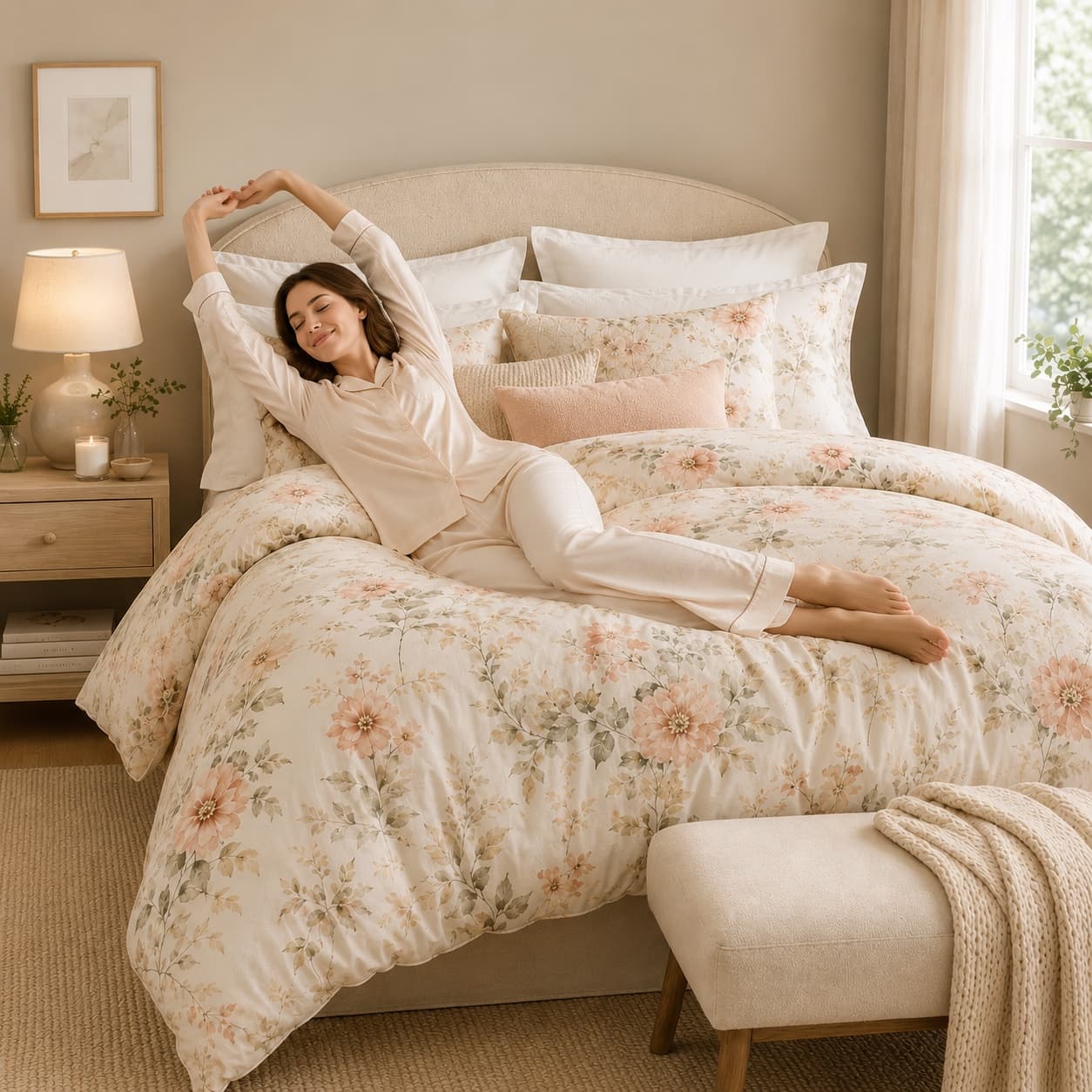 CloudWeave Custom Duvet Cover + Goose Down Duvet Set